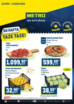 Metro Metro Katalog 28.10.2026 - Broşürünün önizlemesi