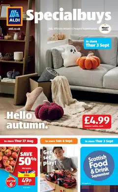 Preview of Aldi Weekly offers Scottish Specialbuys Aldi valid from 03/09/2026