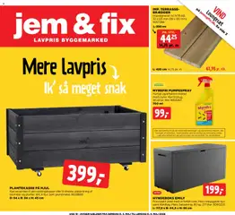 Eksempel på tilbudsavis Jem & fix - Tilbudsavis uge 19 fra butik Jem & fix gyldig fra 03/05/2026