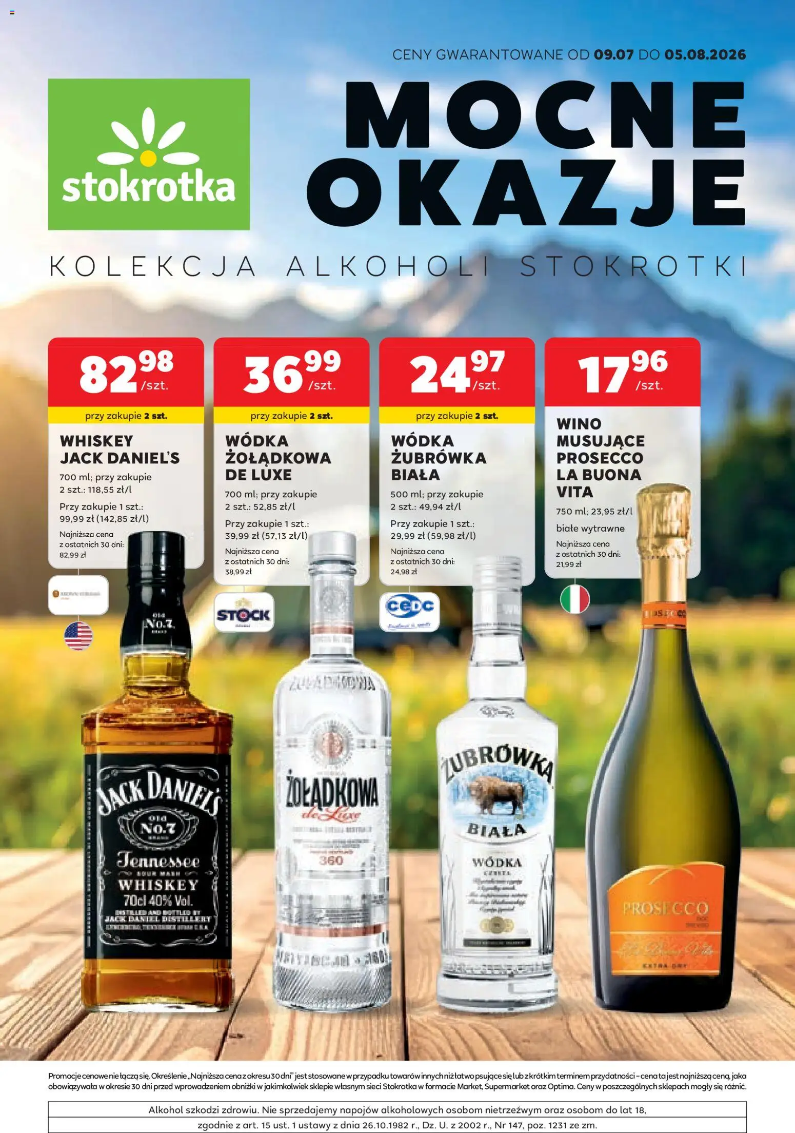 Pogląd gazetki "Stokrotka gazetka - Oferta alkoholowa" ze sklepu Stokrotka ważnej od 09.07.2026