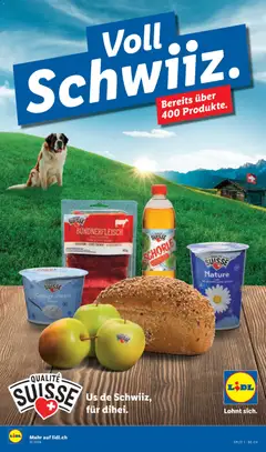 Vorschau des Merkblatts Lidl aktionen Qualité Suisse vom Shop Lidl gültig von 27.08.2026 bis 02.09.2026