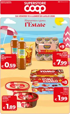 Anteprima dell'opuscolo COOP volantino Superstore Sicilia dal negozio COOP valido da 10/07/2026