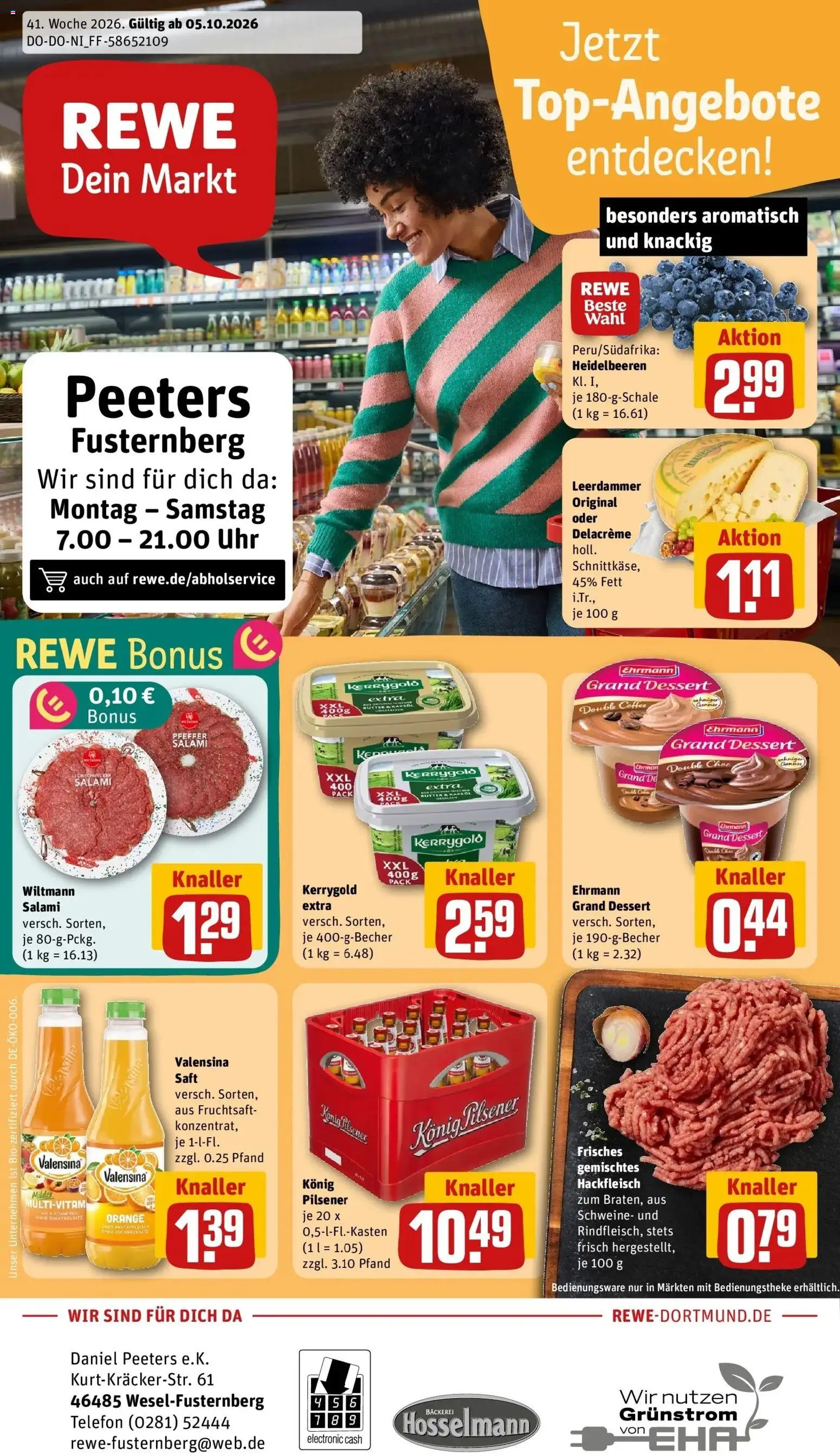 Vorschau von dem Prospekt des Geschäftes Rewe, gültig ab dem 05.10.2026