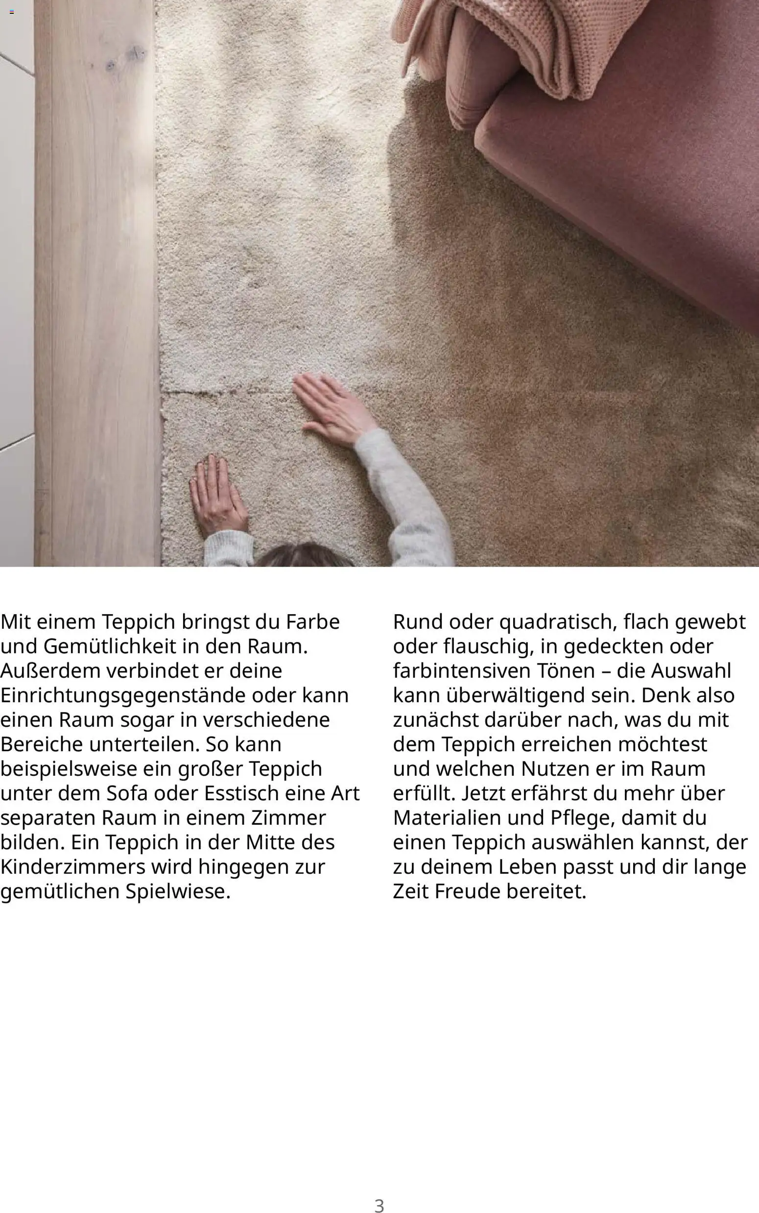 Vorschau von dem Prospekt des Geschäftes Ikea, gültig ab dem 16.09.2026 - Sofa, Teppich, Esstisch