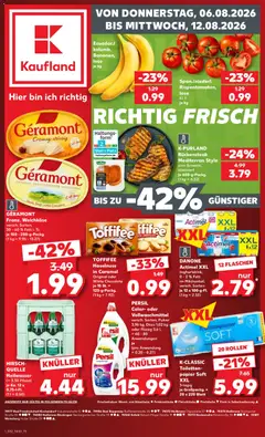 Voorbeeld van Kaufland DE -DE Folder van winkel Kaufland DE geldig vanaf 06-08-2026