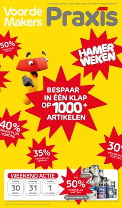 Voorbeeld van Praxis folder van winkel Praxis geldig vanaf 26-10-2026