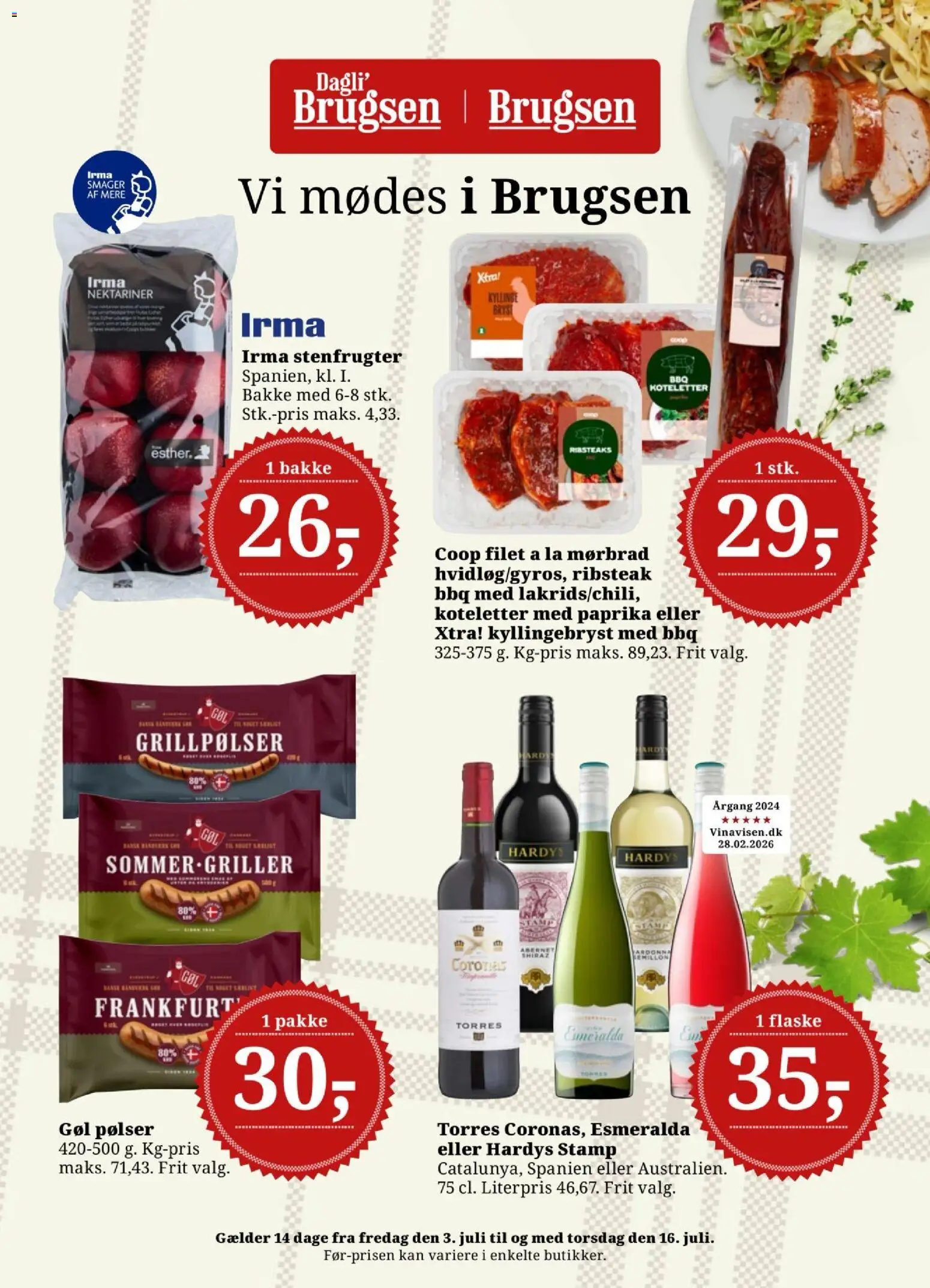 Eksempel på tilbudsavis Dagli'Brugsen - Tilbudsavis uge 27-28 fra butik Dagli'Brugsen gyldig fra 03/07/2026