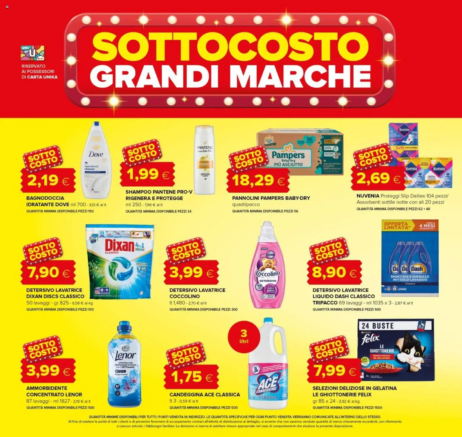 Anteprima dell'opuscolo Oasi volantino Roma dal negozio Oasi valido da 04/09/2026 - Shampoo, Pampers, Candeggina, Lenzuola, Ammorbidente, Pannolini, Slip, Proteggi slip