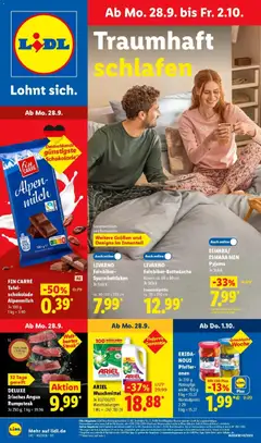Vorschau von dem Prospekt des Geschäftes Lidl, gültig ab dem 28.09.2026