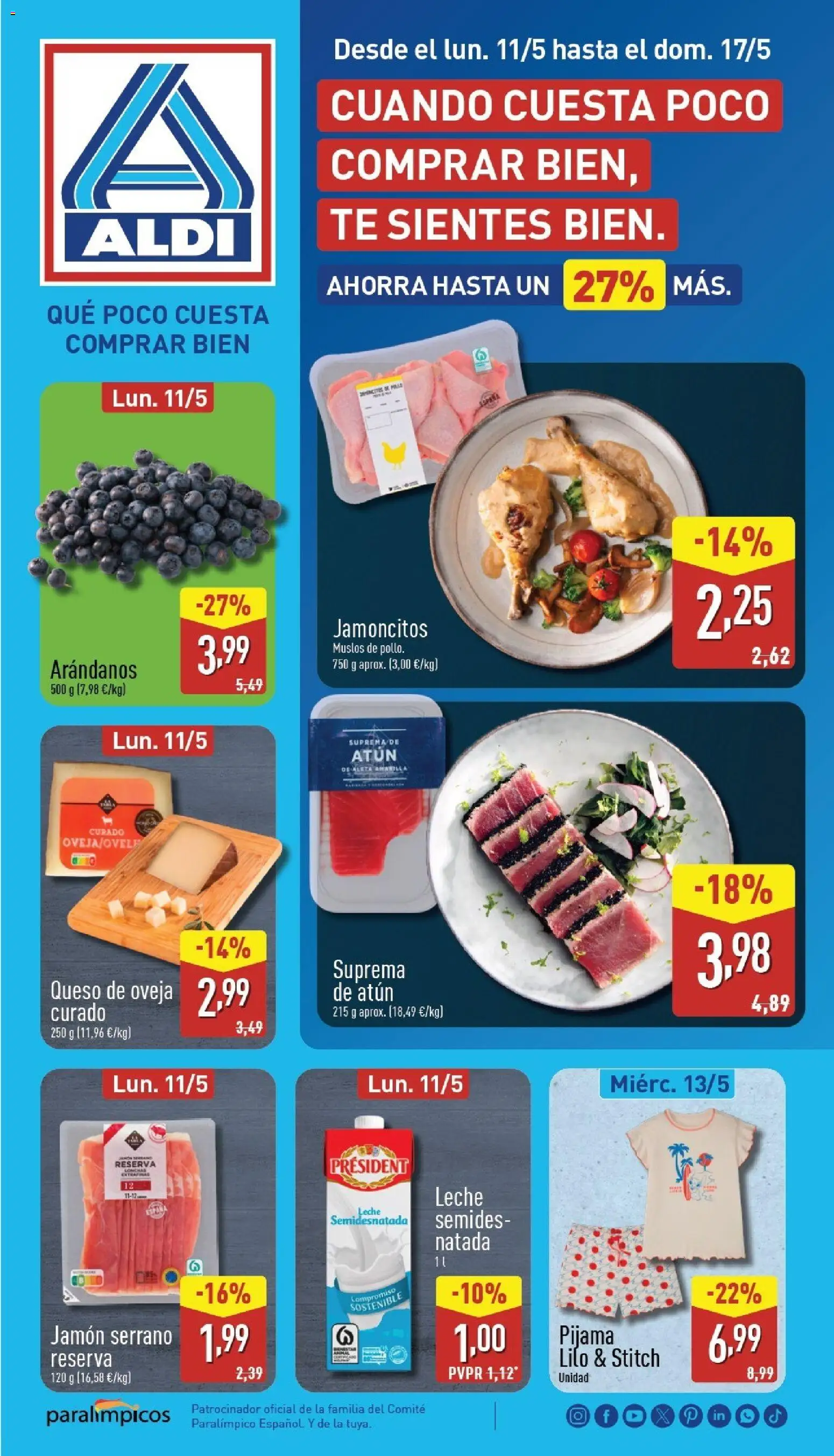 Vista previa del folleto de la tienda Aldi válido desde el 11/05/2026 