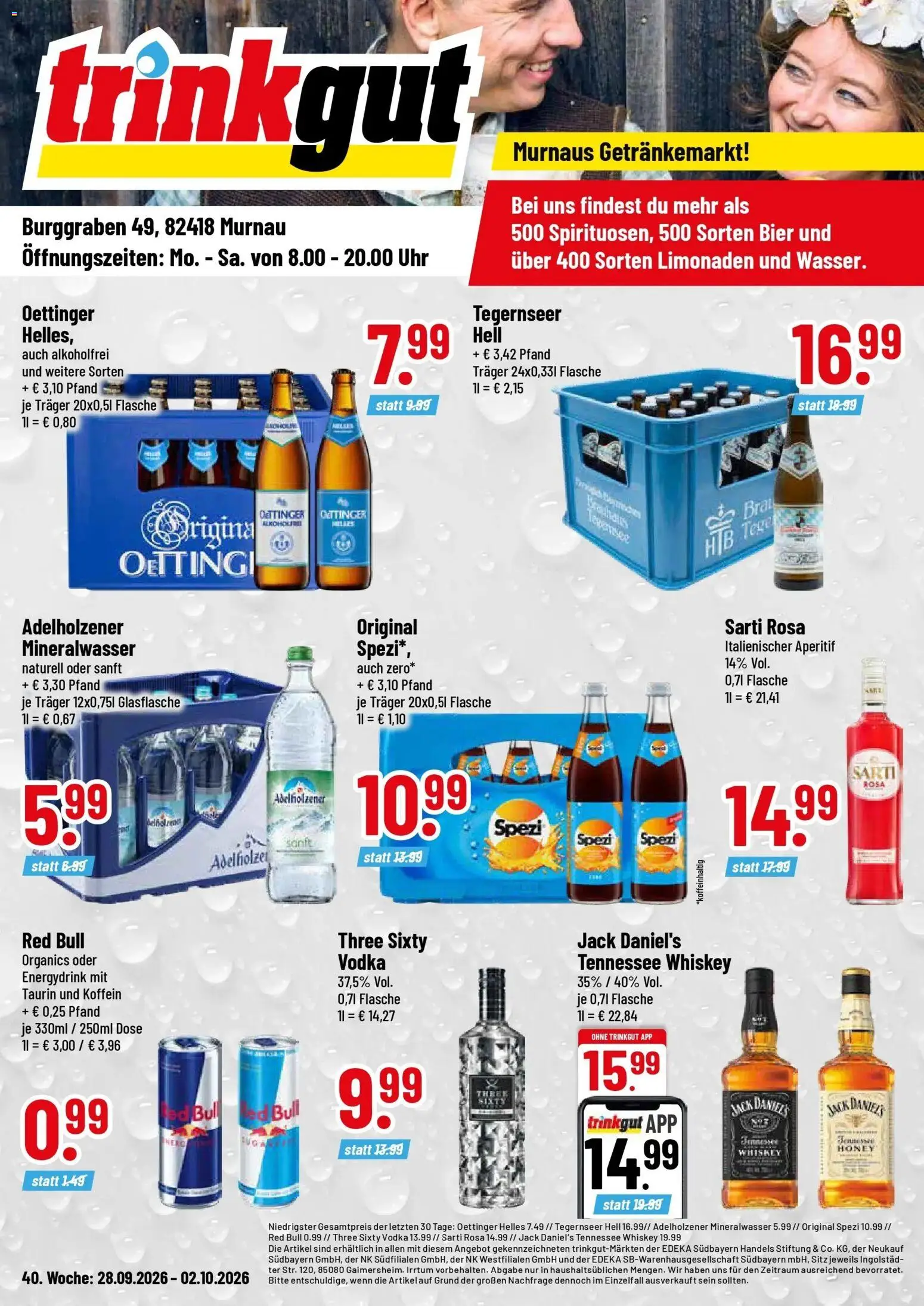 Vorschau von dem Prospekt des Geschäftes Trinkgut, gültig ab dem 28.09.2026