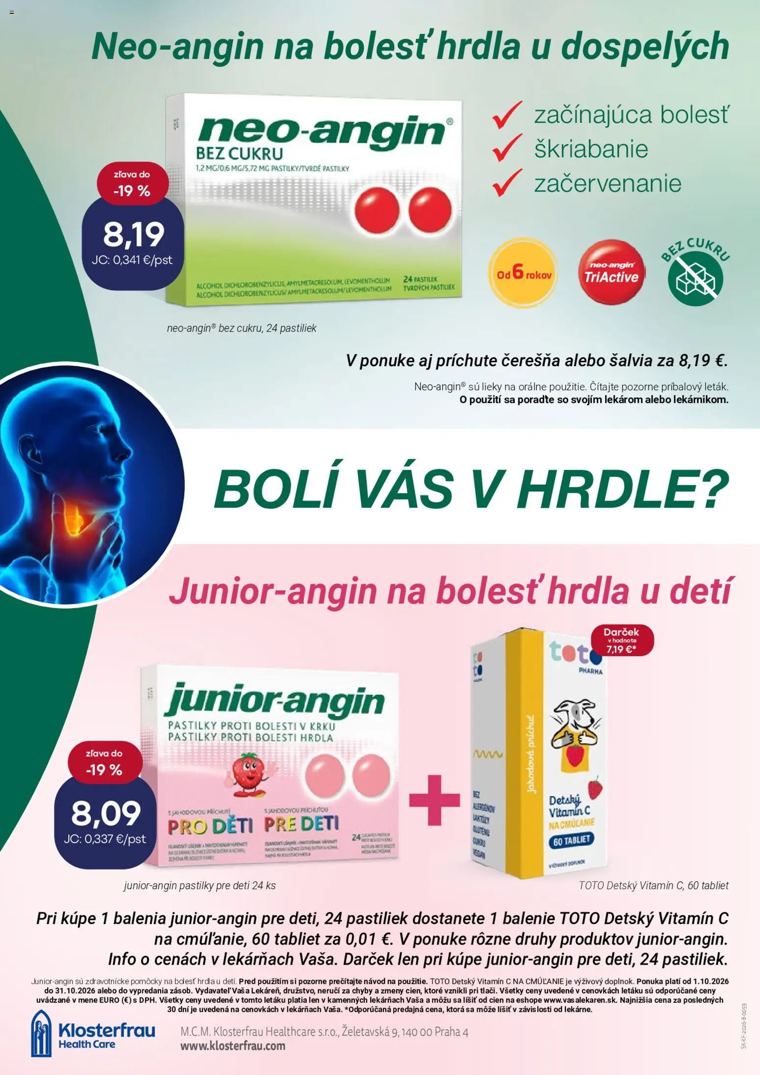 Náhľad Vaša lekáreň letáku platného od 01.10.2026