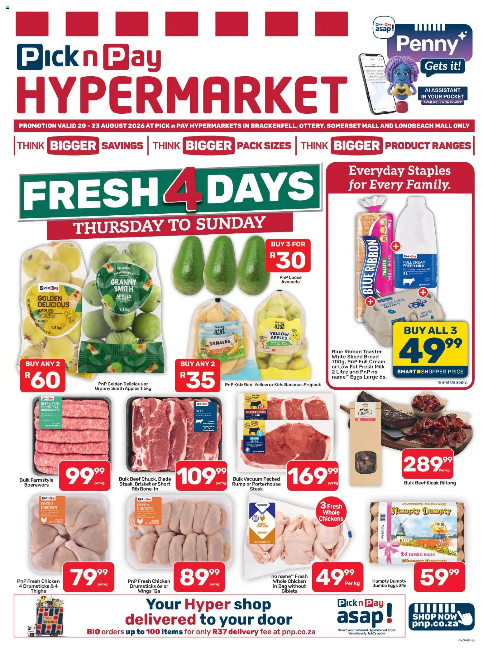 Preview of Pick n Pay flyer valid from 20/08/2026