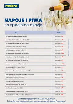 Pogląd gazetki "Makro gazetka - Oferta weselna" ze sklepu Makro ważnej od 17.08.2026