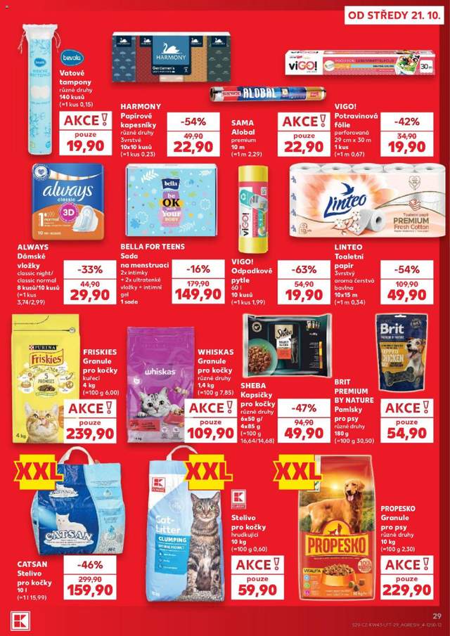 Nový Kaufland leták od 21.10.