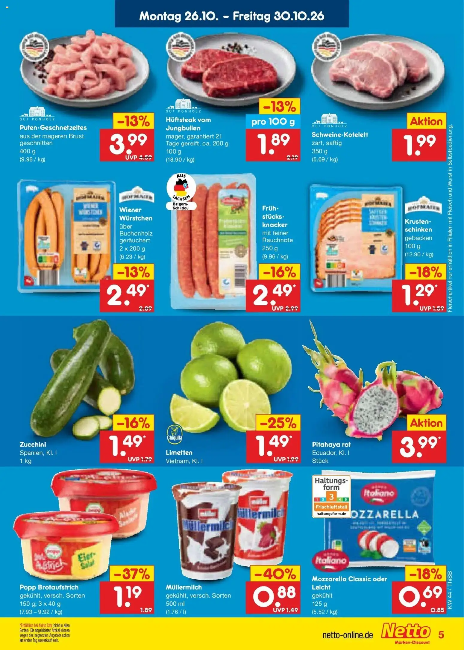 Vorschau von dem Prospekt des Geschäftes Netto Marken-Discount, gültig ab dem 26.10.2026