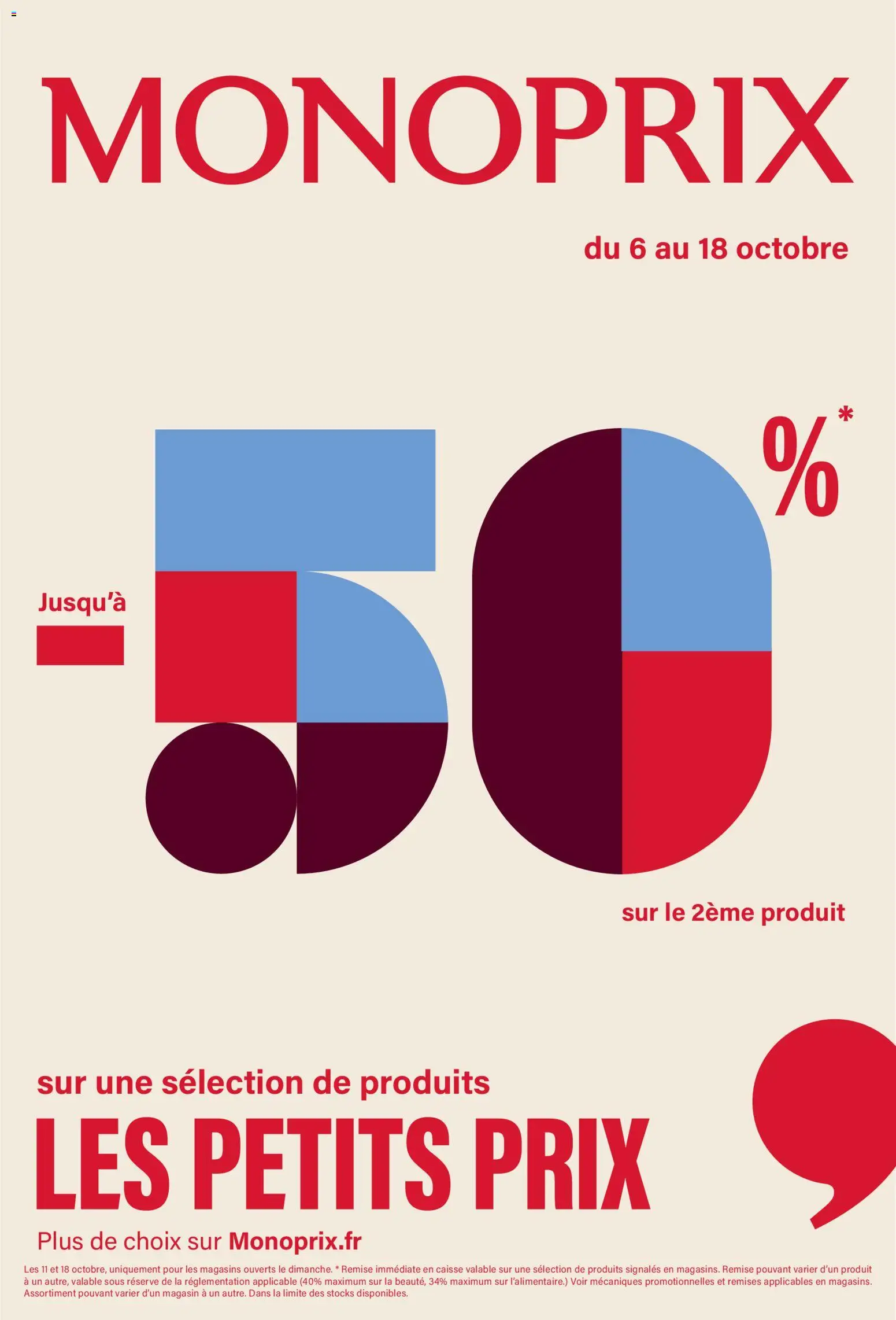 Prévisualisation de Monoprix catalogue du magasin Monoprix formulaire valide 06/10/2026
