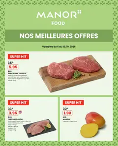 Vorschau des Merkblatts Manor aktionen FR vom Shop Manor gültig von 06.10.2026 bis 19.10.2026