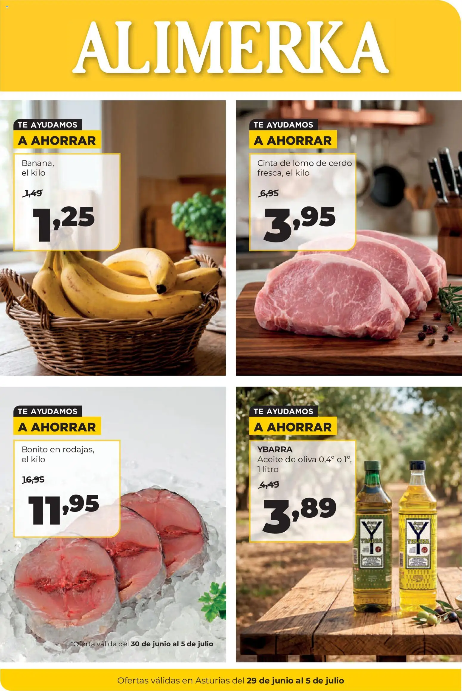 Vista previa del folleto de la tienda Alimerka válido desde el 29/06/2026 