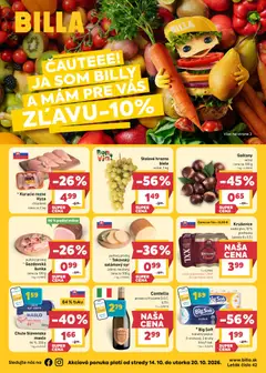 Náhľad Billa letáku platného od 14.10.2026