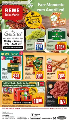 Vorschau von dem Prospekt des Geschäftes Rewe, gültig ab dem 08.06.2026