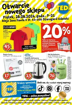 Pogląd gazetki "TEDi gazetka - Starogard Gdański" ze sklepu TEDi ważnej od 28.08.2026