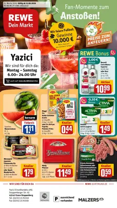 Vorschau von dem Prospekt des Geschäftes Rewe, gültig ab dem 14.06.2026