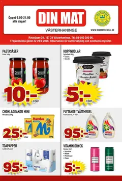 Förhandsgranska reklamblad Din Mat erbjudanden från butik Din Mat gäller från 22/06/2026