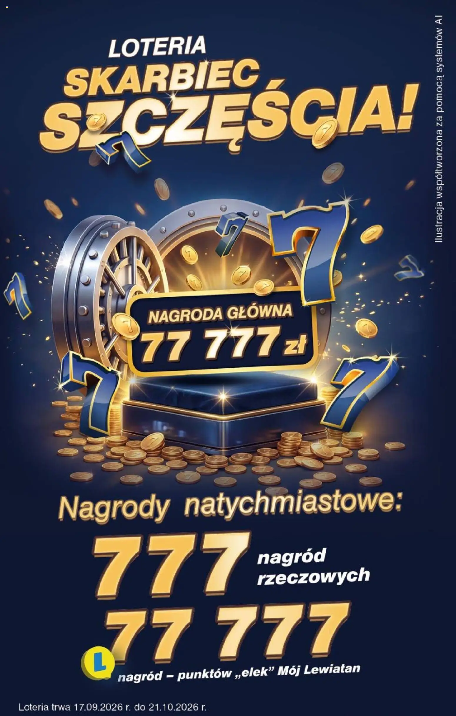 Pogląd gazetki "Lewiatan gazetka - Skarbiec Szczęścia" ze sklepu Lewiatan ważnej od 17.09.2026