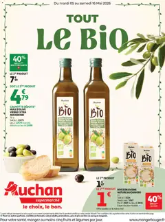 Prévisualisation de Auchan Sélection bio supers du magasin Auchan formulaire valide 05/05/2026