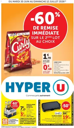 Prévisualisation de Hyper U - Les prix bas de la semaine du magasin Hyper U formulaire valide 30/06/2026