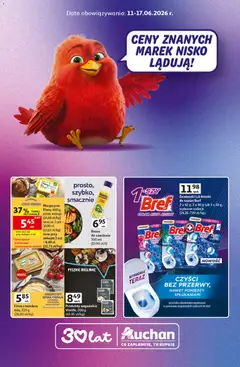 Pogląd gazetki "Auchan gazetka - Znane Marki Hipermarket" ze sklepu Auchan ważnej od 11.06.2026