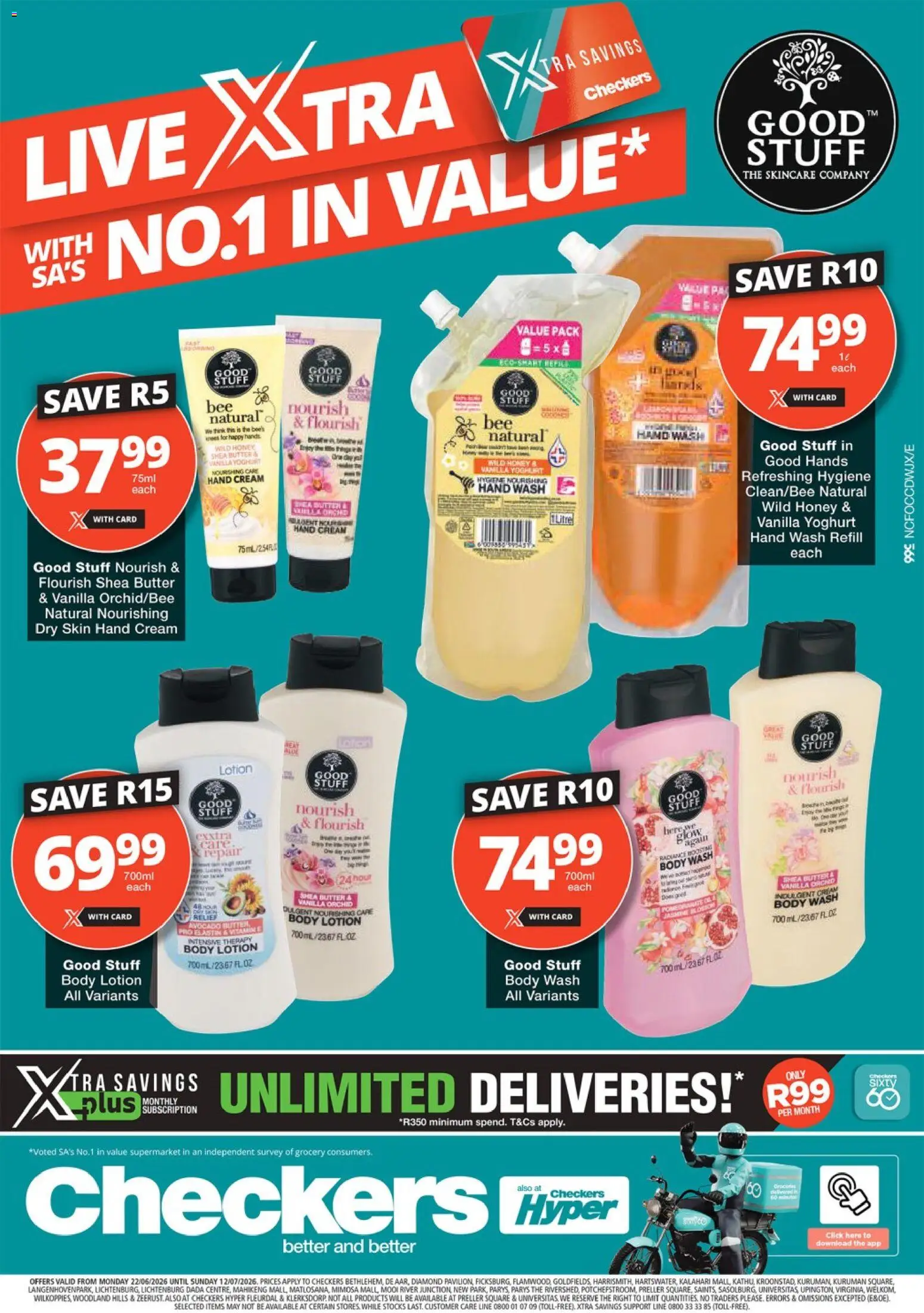 Preview of Checkers flyer valid from 22/06/2026