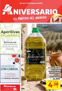 Vista previa del folleto de la tienda Alcampo válido desde el 16/06/2026 