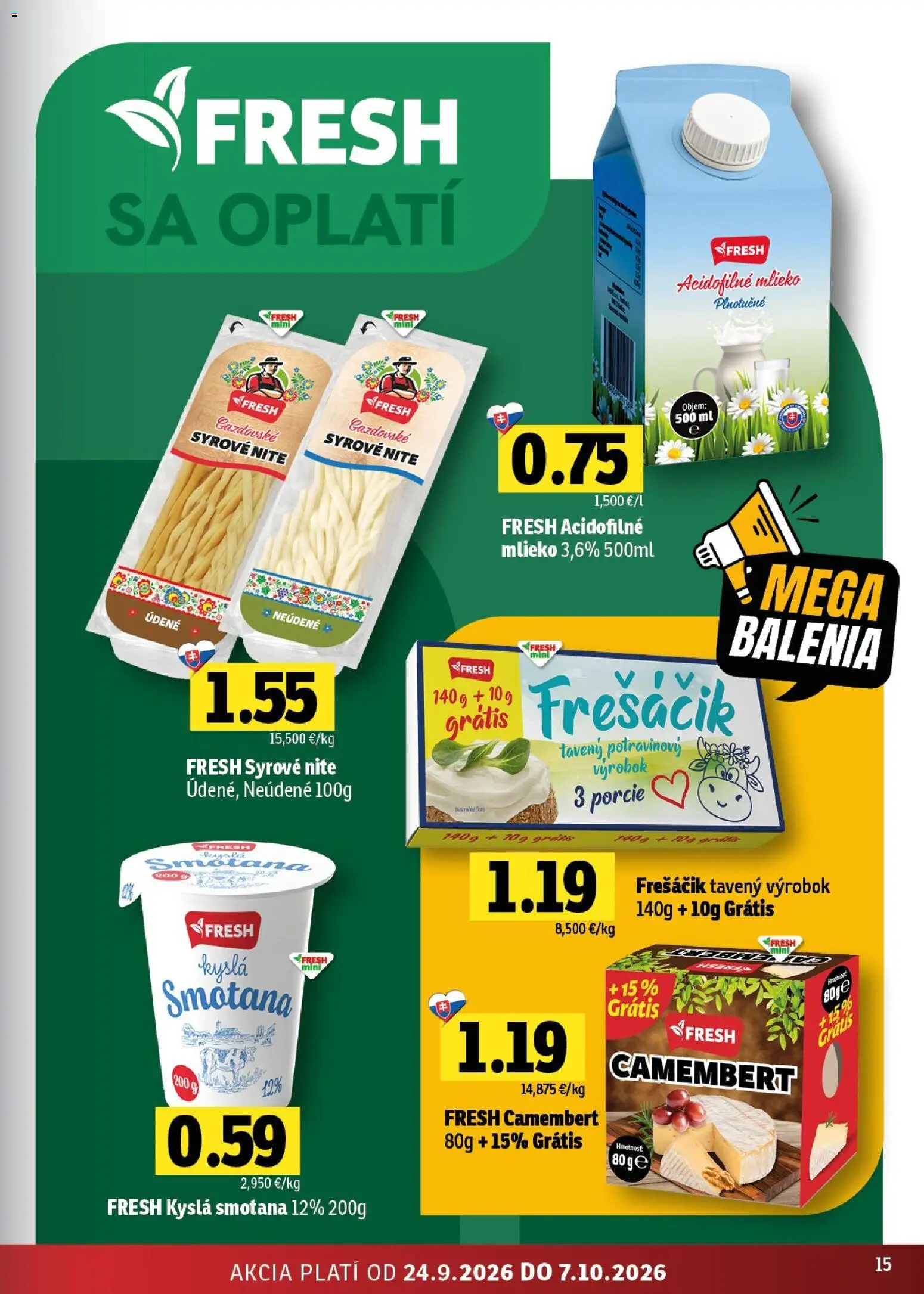 Náhľad Fresh letáku platného od 24.09.2026