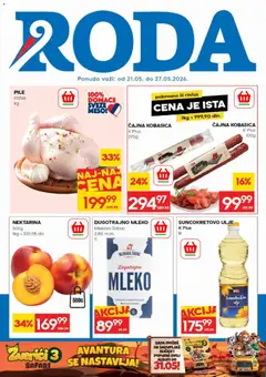 Pregled Roda kataloga - važi od 21.05.2026