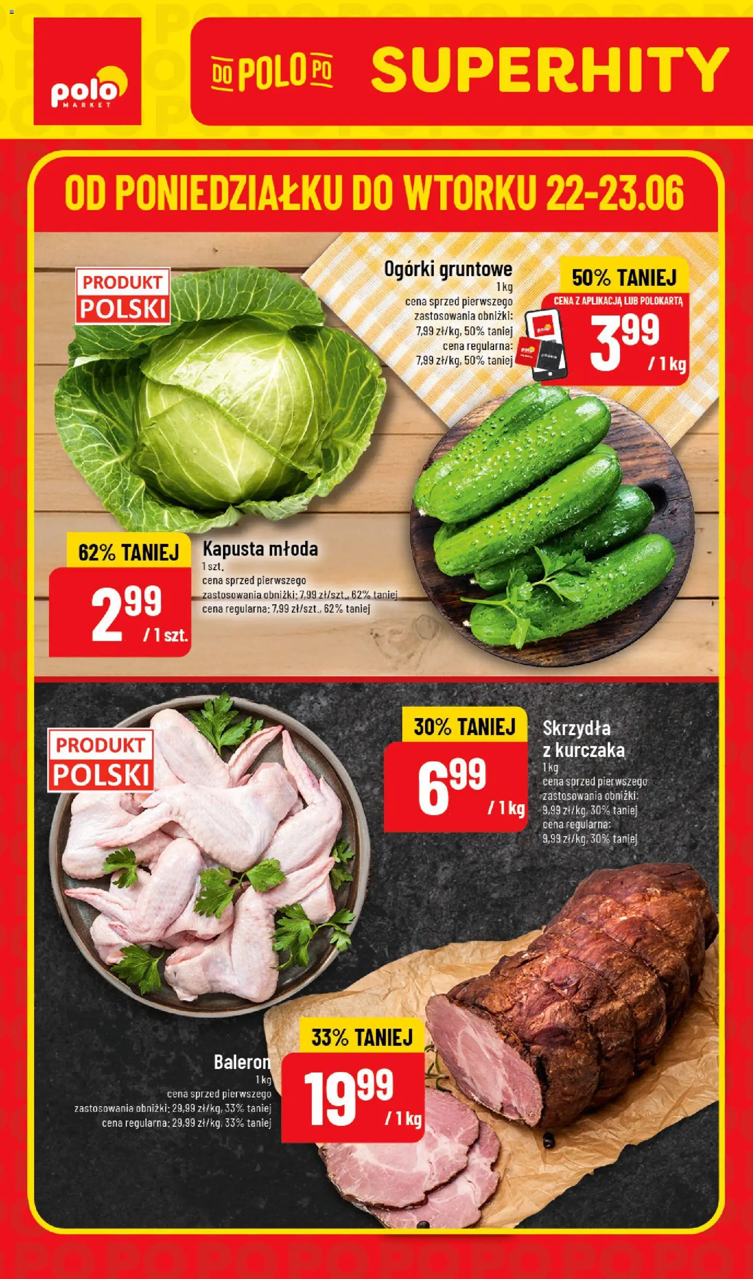 Pogląd gazetki "POLOmarket gazetka - Super Hity" ze sklepu POLOmarket ważnej od 22.06.2026