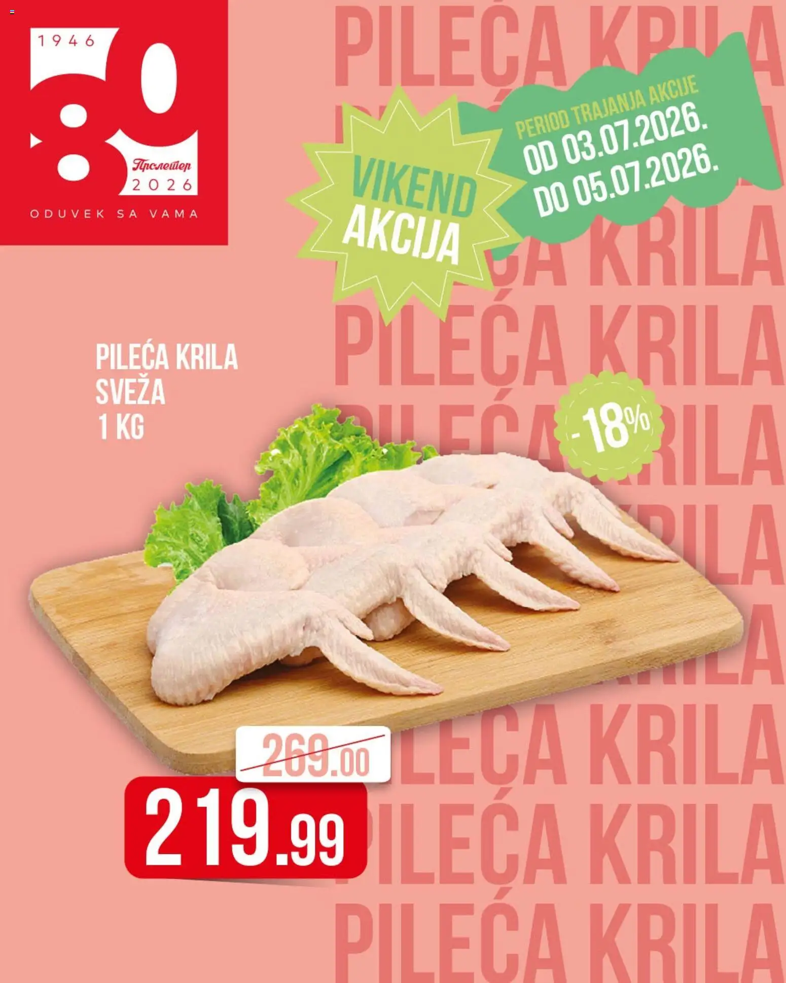 Pregled Metalac Proleter kataloga - važi od 03.07.2026