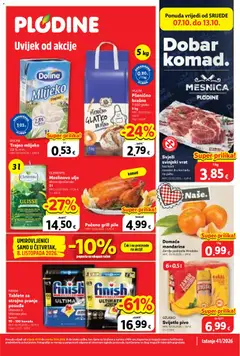 Pregled letka Plodine Katalog trgovine Plodine vrijedi od 07.10.2026