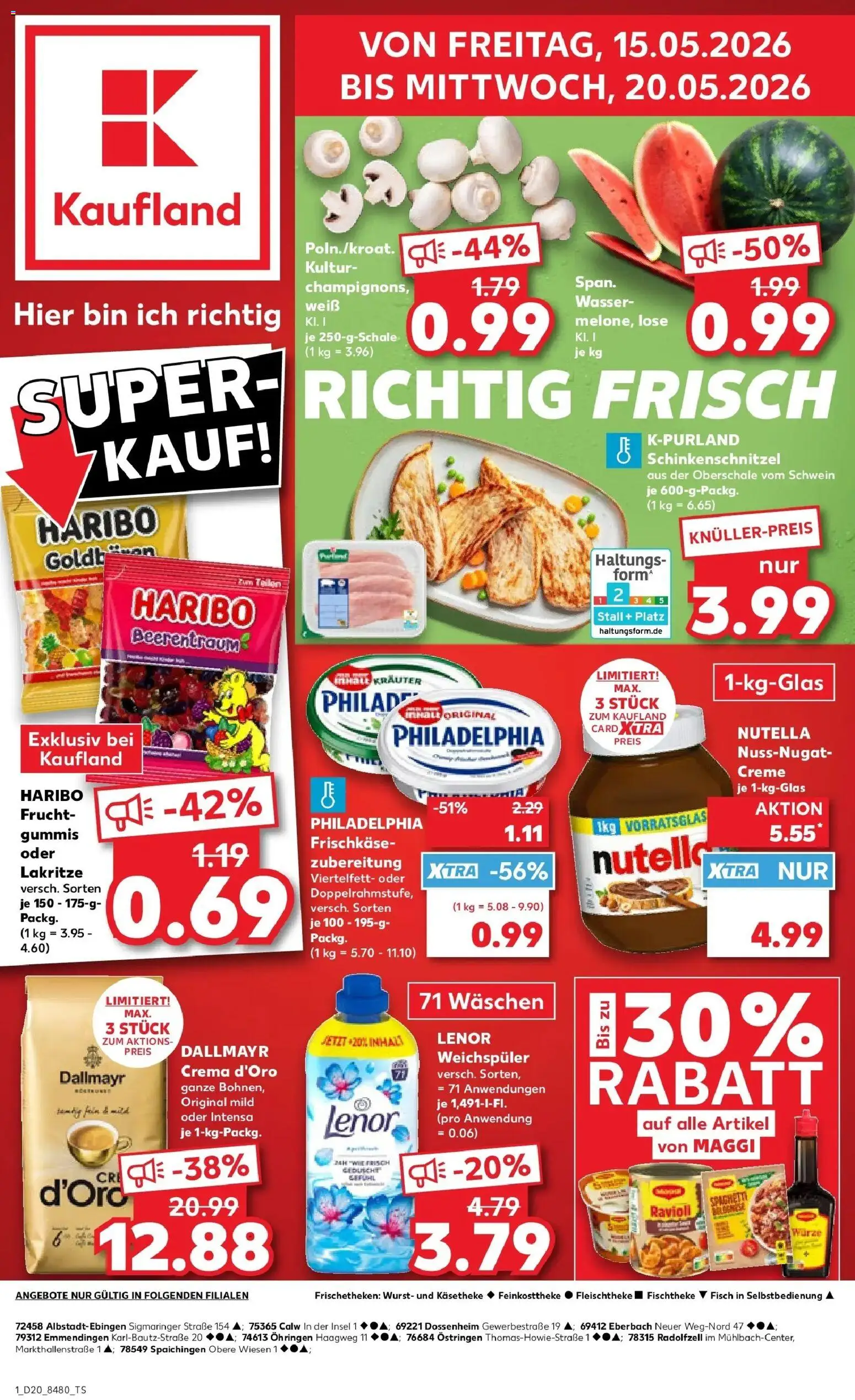 Vorschau von dem Prospekt des Geschäftes Kaufland, gültig ab dem 15.05.2026