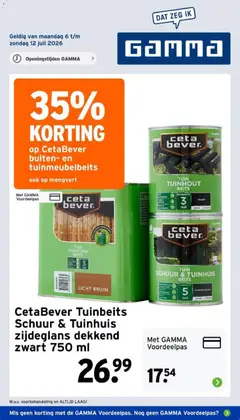 Voorbeeld van GAMMA folder van winkel GAMMA geldig vanaf 06-07-2026