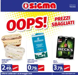Anteprima dell'opuscolo SIGMA volantino Toscana dal negozio SIGMA valido da 07/05/2026