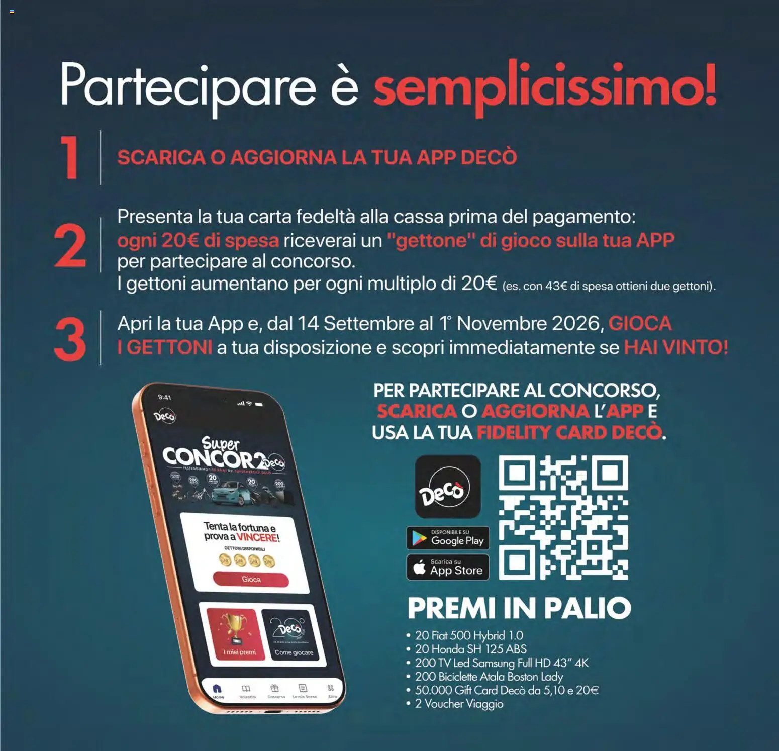 Anteprima dell'opuscolo Decò volantino Maxistore, Supermercati Lipari dal negozio Decò valido da 23/10/2026 - Gioco, Samsung, TV