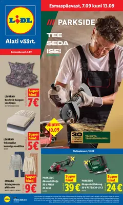 Lidl kliendilehe eelvaade alates 07.09.2026