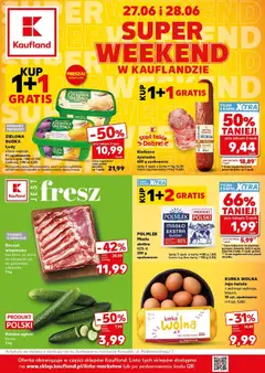 Pogląd gazetki "Kaufland gazetka - Super Weekend" ze sklepu Kaufland ważnej od 27.06.2026