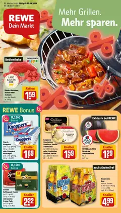 Vorschau von dem Prospekt des Geschäftes Rewe, gültig ab dem 03.08.2026