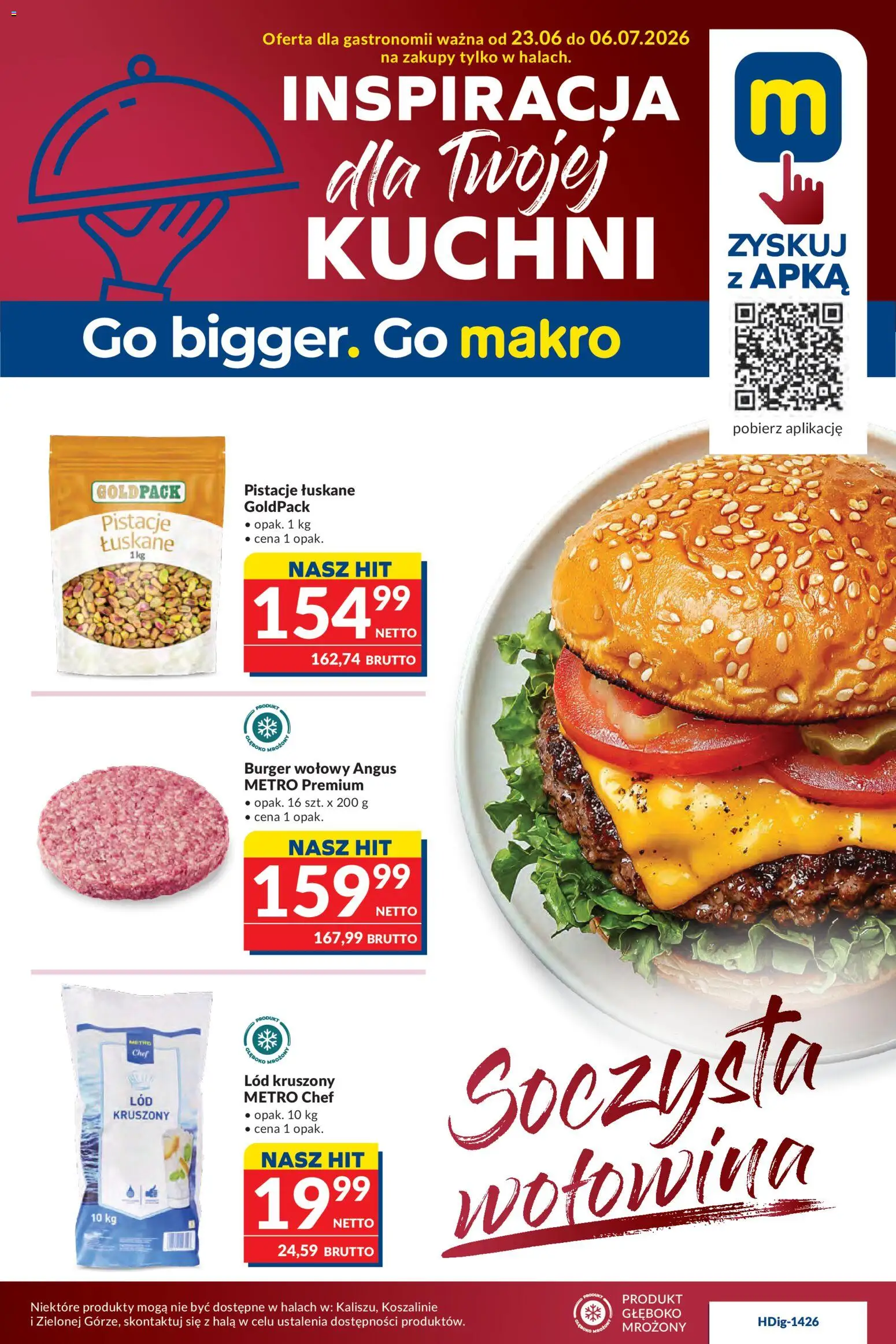 Pogląd gazetki "Makro gazetka - Oferta dla gastronomii" ze sklepu Makro ważnej od 23.06.2026
