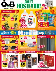 Förhandsgranska reklamblad ÖoB erbjudanden från butik ÖoB gäller från 21/09/2026