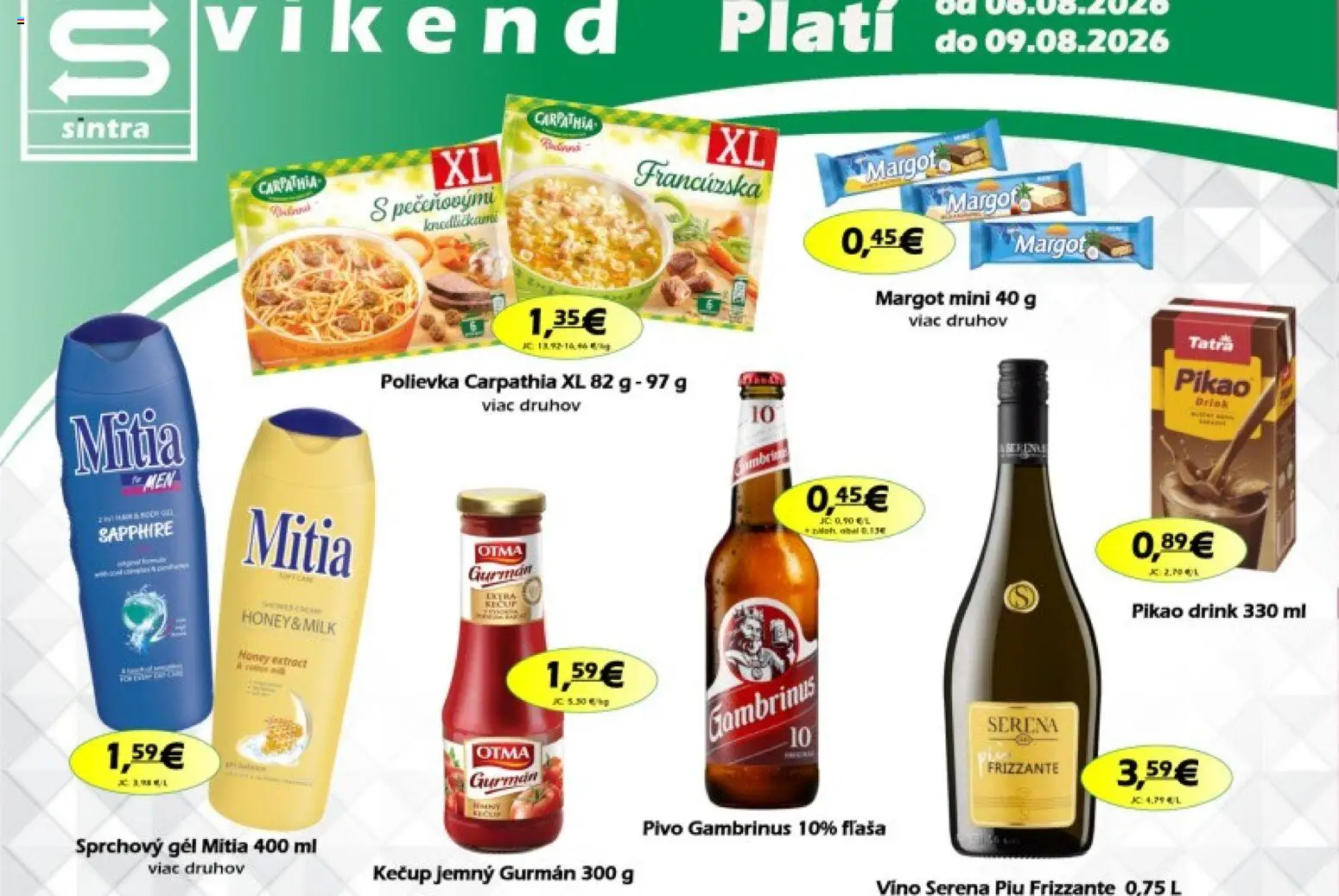 Náhľad Sintra letáku platného od 06.08.2026