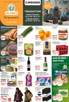Vorschau von dem Prospekt des Geschäftes Globus, gültig ab dem 26.10.2026